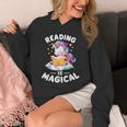 Unicorn Teacher Reading Is Magical Book Unisex Hoodie Unicorn Teacher Reading Is Magical Book Unisex Hoodie