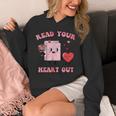 Valentines Day Book Read Your Heart Out Women Men Kids Unisex Hoodie