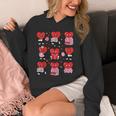 Valentines Day Librarian Heart Reading Book Women Men Kids Unisex Hoodie Valentines Day Librarian Heart Reading Book Women Men Kids Unisex Hoodie