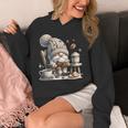 Vintage Cute Gnome Reading Book Coffee Cute Gnome Graphic Unisex Hoodie Vintage Cute Gnome Reading Book Coffee Cute Gnome Graphic Unisex Hoodie