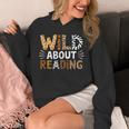 Wild About Reading Animal Bookworm Library Book Lover Reader Unisex Hoodie Wild About Reading Animal Bookworm Library Book Lover Reader Unisex Hoodie