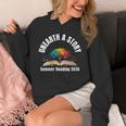 Women's Unearth a Story 2026 Summer Reading Program Tree Book Unisex Hoodie