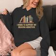 I Work To Support My Reading Addiction Books Lover Unisex Hoodie I Work To Support My Reading Addiction Books Lover Unisex Hoodie