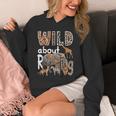 Zoo Animals Wild About Reading Books Reader Lover Librarian Unisex Hoodie