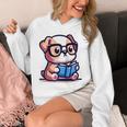 Adorable Book Lover Bulldog With Reading Glasses Cute Raglan Baseball Tee Unisex Hoodie Adorable Book Lover Bulldog With Reading Glasses Cute Raglan Baseball Tee Unisex Hoodie