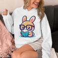 Adorable Book Lover Rabbit With Reading Glasses Cute Premium Unisex Hoodie Adorable Book Lover Rabbit With Reading Glasses Cute Premium Unisex Hoodie