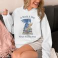 A Book A Day Keeps Reality Away Premium Tri-Blend Unisex Hoodie
