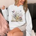 Book Flowers And Butterfly Beautiful Reading Reader Graphic Unisex Hoodie Book Flowers And Butterfly Beautiful Reading Reader Graphic Unisex Hoodie
