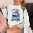 Book Lover Bookish Reader Bibliophile Book Nerd Titles Unisex Hoodie