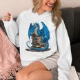 Book Lover Bookworm Reading Books Dragon Premium Tri-Blend Unisex Hoodie