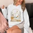 Book Lover Moonlight Reading Scene Night Unisex Hoodie Book Lover Moonlight Reading Scene Night Unisex Hoodie