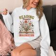 Book Lover Reading Bookish Floral Reading Powers Imagination Unisex Hoodie Book Lover Reading Bookish Floral Reading Powers Imagination Unisex Hoodie