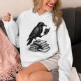 Book Raven Vintage Dark Academia Literature Reading Unisex Hoodie Book Raven Vintage Dark Academia Literature Reading Unisex Hoodie