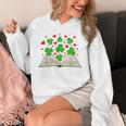 Book With Shamrocks Librarian Saint Patrick's Day Kids Unisex Hoodie Book With Shamrocks Librarian Saint Patrick's Day Kids Unisex Hoodie