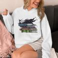 Books Cats Life Is Sweet Cats Books Lover Men Women Unisex Hoodie Books Cats Life Is Sweet Cats Books Lover Men Women Unisex Hoodie