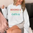Books Coffee Cats Social Justice Unisex Hoodie Books Coffee Cats Social Justice Unisex Hoodie