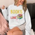 Books Are My Love Language Stack Unisex Hoodie