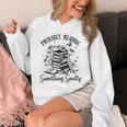 Bookworm Smutt Probably Reading Something Smutty Reader Unisex Hoodie