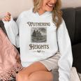 Bronte Novel Wuthering Heights Moorland Gothic Book Cover Unisex Hoodie Bronte Novel Wuthering Heights Moorland Gothic Book Cover Unisex Hoodie