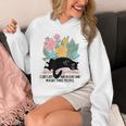Cat Meme I Like Cats And Books And Maybe Three People Unisex Hoodie