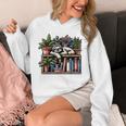 Cosy Sloth In Bookshelf With Plants Unisex Hoodie