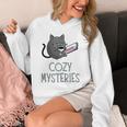 Cozy Mysteries Coffee And Novel For Book Lovers Unisex Hoodie