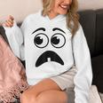 Creepy Face Carrot Halloween Book Character Costume Unisex Hoodie