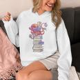 Cute Octopus Bookworm Fun Reading Tee For Book Lovers Unisex Hoodie