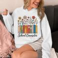 Cute Wildflower Book School Counseling Life School Counselor Unisex Hoodie