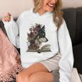 Dog Book Flower Unisex Hoodie Dog Book Flower Unisex Hoodie
