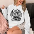 Dragon Reading Book Bookworm Books Dragon Lover Learning Unisex Hoodie