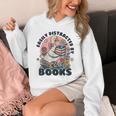 Easily Distracted By Books Read Goose Lover Bookworm Reading Unisex Hoodie
