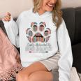 Easily Distracted By Dogs And Books Reading Unisex Hoodie