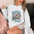 Easily Distracted By Dragons And Books Bookworm Unisex Hoodie Easily Distracted By Dragons And Books Bookworm Unisex Hoodie