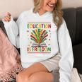 Education Is Freedom Books Lover History Month Unisex Hoodie