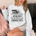 Emotionally Attached To Fictional Characters Banned Books Unisex Hoodie