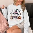 Ghost Reading Book Coquette Bow Halloween Girl Toddler Kid Premium Unisex Hoodie
