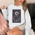 High Priestess Tarot Art Celestial Mystic Book Lover Unisex Hoodie High Priestess Tarot Art Celestial Mystic Book Lover Unisex Hoodie