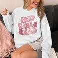 Hot Girls Read Cute Book Lover Reading Club Unisex Hoodie Hot Girls Read Cute Book Lover Reading Club Unisex Hoodie