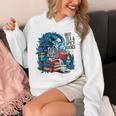 Hot Tea & Spicy Books Skeleton Reader Unisex Hoodie