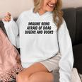 Imagine Being Afraid Of Drag Queens And Books Premium Unisex Hoodie