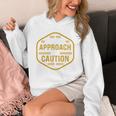Introvert Approach With Caution For Introverted People Unisex Hoodie Introvert Approach With Caution For Introverted People Unisex Hoodie