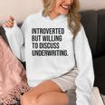 Introverted Underwriter Underwriting Introvert Unisex Hoodie Introverted Underwriter Underwriting Introvert Unisex Hoodie