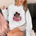 Just A Girl Who Loves Books Cute African American Afro Unisex Hoodie Just A Girl Who Loves Books Cute African American Afro Unisex Hoodie