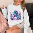 Just A Girl Who Loves Dragons And Books Cute Dragon Reading Premium Tri-Blend Unisex Hoodie Just A Girl Who Loves Dragons And Books Cute Dragon Reading Premium Tri-Blend Unisex Hoodie