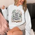 Just One More Chapter Bookish Book Reading Botanical Unisex Hoodie Just One More Chapter Bookish Book Reading Botanical Unisex Hoodie