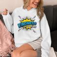 Kindness Is My Superpower Retro Comic Book T-Shirt Unisex Hoodie