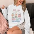 Little Miss 100 Days Smarter Cute Goose Reading Books Girls Unisex Hoodie