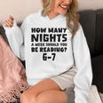 How Many Nights A Week Should You Be Reading 6-7 Book Lover Unisex Hoodie How Many Nights A Week Should You Be Reading 6-7 Book Lover Unisex Hoodie