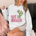 Not a Hugger Sarcastic Introvert Cactus Theme Women Unisex Hoodie
